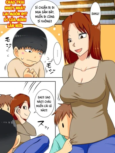 Cháu trai nhút nhát, đụ nát lồn dì!