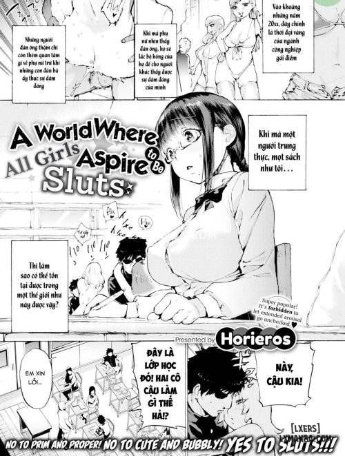 A World Where All Girls Aspire to Be Sluts 