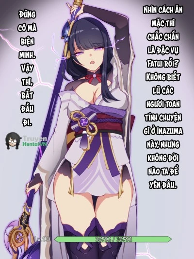 Raiden Shogun Mirror Maiden Haiboku (Genshin Impact)