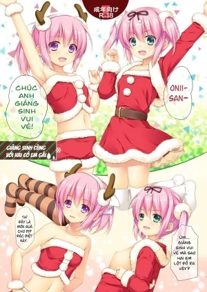 Giáng sinh cùng với hai cô em gái 