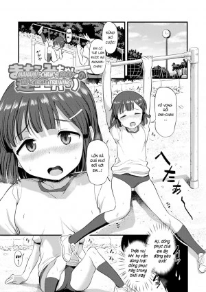 Buổi tập xà của Manami-chan. 