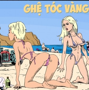 Con ghệ tóc vàng