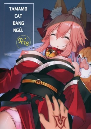 Tamamo Cat đang ngủ.