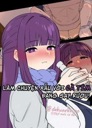 Làm chuyện xấu với Cà Tím đang say rượu~ 