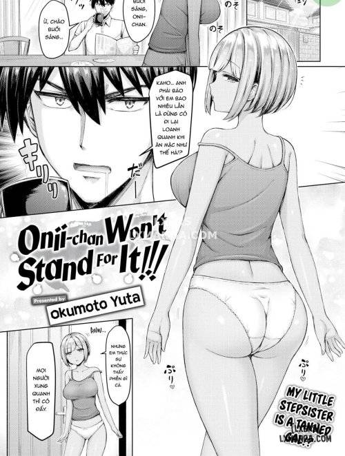 Onii-chan Won't Stand For It!!! 