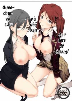Kinjo no Tsuntsun Imouto to Muhyoujou Ane ni Semarare Ecchi 