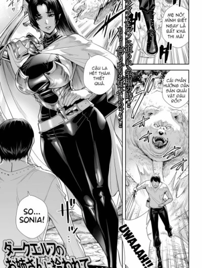 Dark Elf no Onee-san ni Hirowarete 