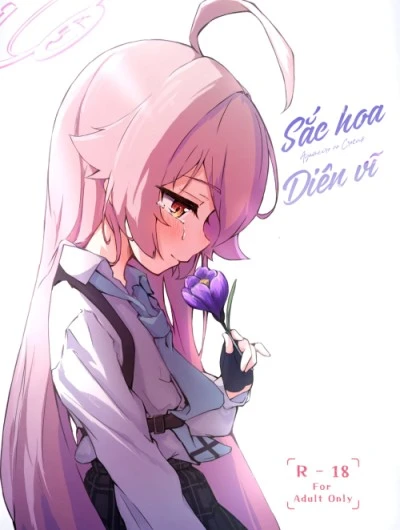 Sắc hoa diên vĩ. 
