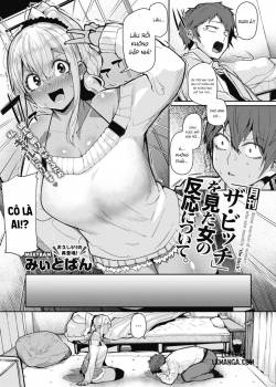 About the Reaction of the Girl Who Saw The Bitch Monthly 