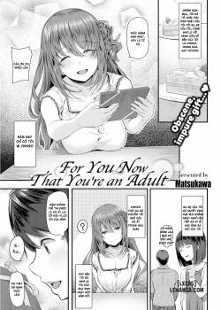 For You Now That You’re an Adult 