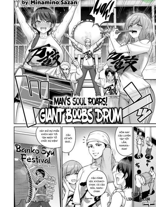 Man's Soul Roars! Giant Boobs Drum 