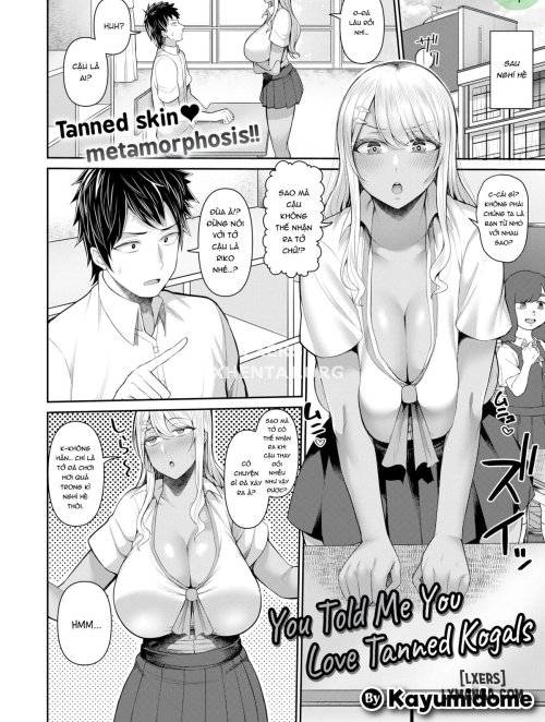 You Told Me You Loved Tanned Kogals 