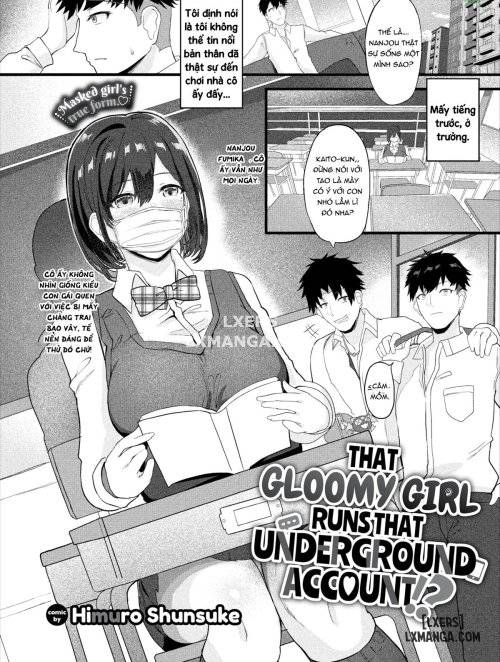 That Gloomy Girl Runs That Underground Account! 