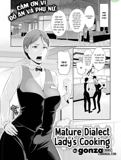Mature Dialect Lady's Cooking 