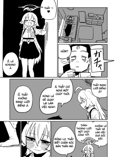 Sensei to Issho ni Netai Hoshino (Blue Archive) 